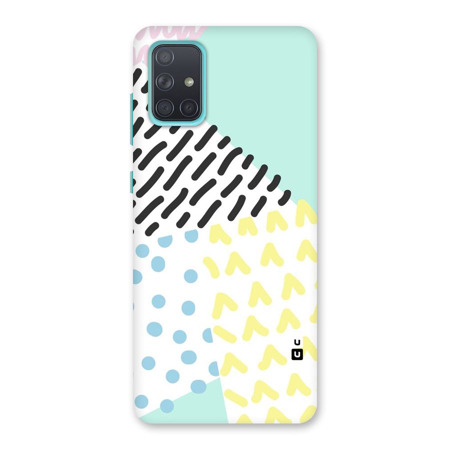 Abstract Pastel Back Case for Galaxy A71