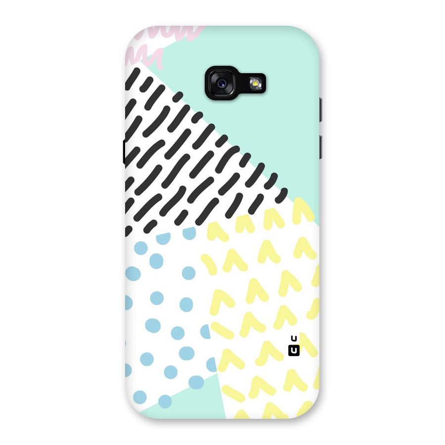 Abstract Pastel Back Case for Galaxy A7 (2017)