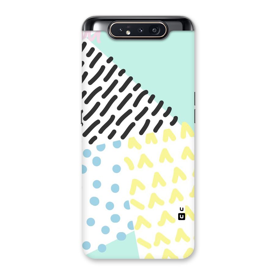 Abstract Pastel Back Case for Galaxy A80