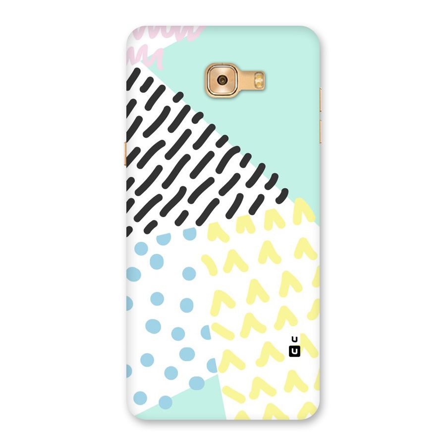 Abstract Pastel Back Case for Galaxy C9 Pro