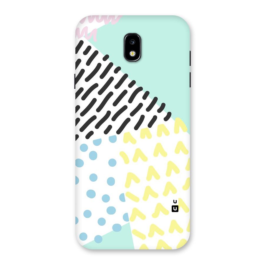 Abstract Pastel Back Case for Galaxy J7 Pro