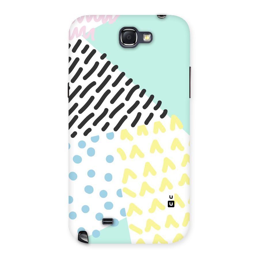 Abstract Pastel Back Case for Galaxy Note 2