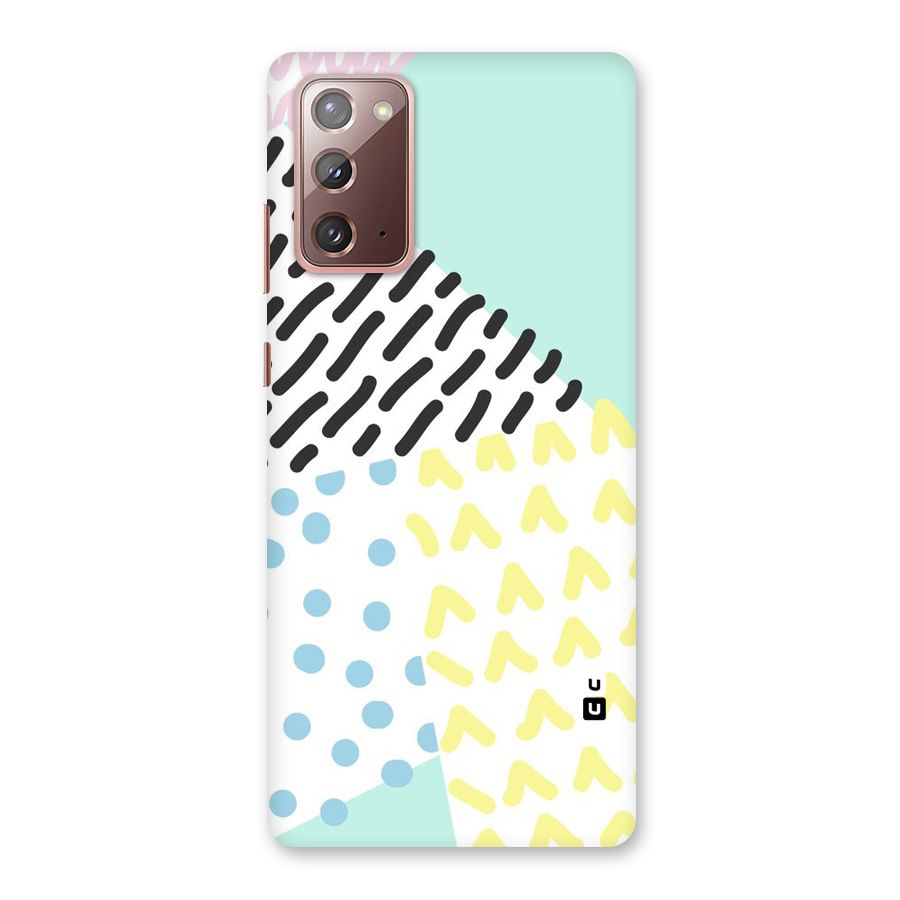 Abstract Pastel Back Case for Galaxy Note 20