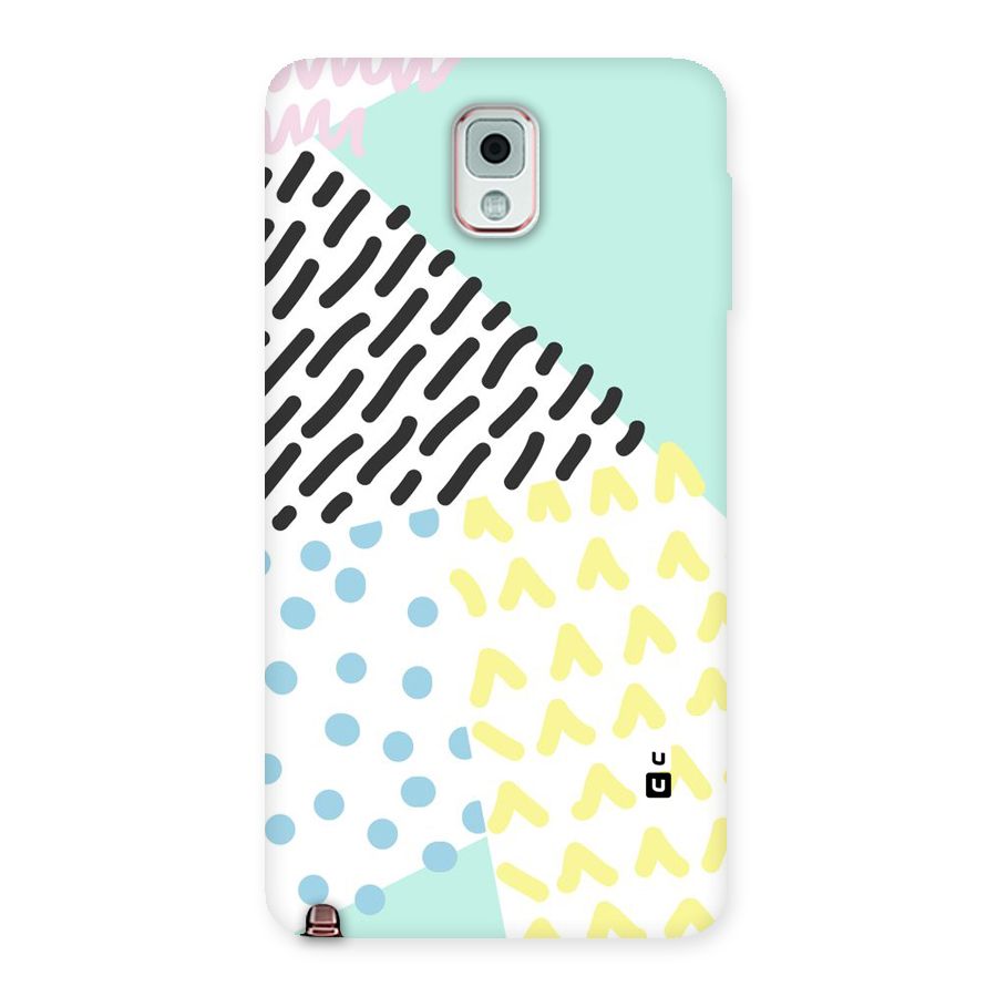 Abstract Pastel Back Case for Galaxy Note 3