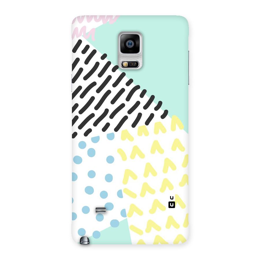 Abstract Pastel Back Case for Galaxy Note 4