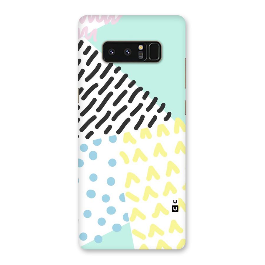 Abstract Pastel Back Case for Galaxy Note 8