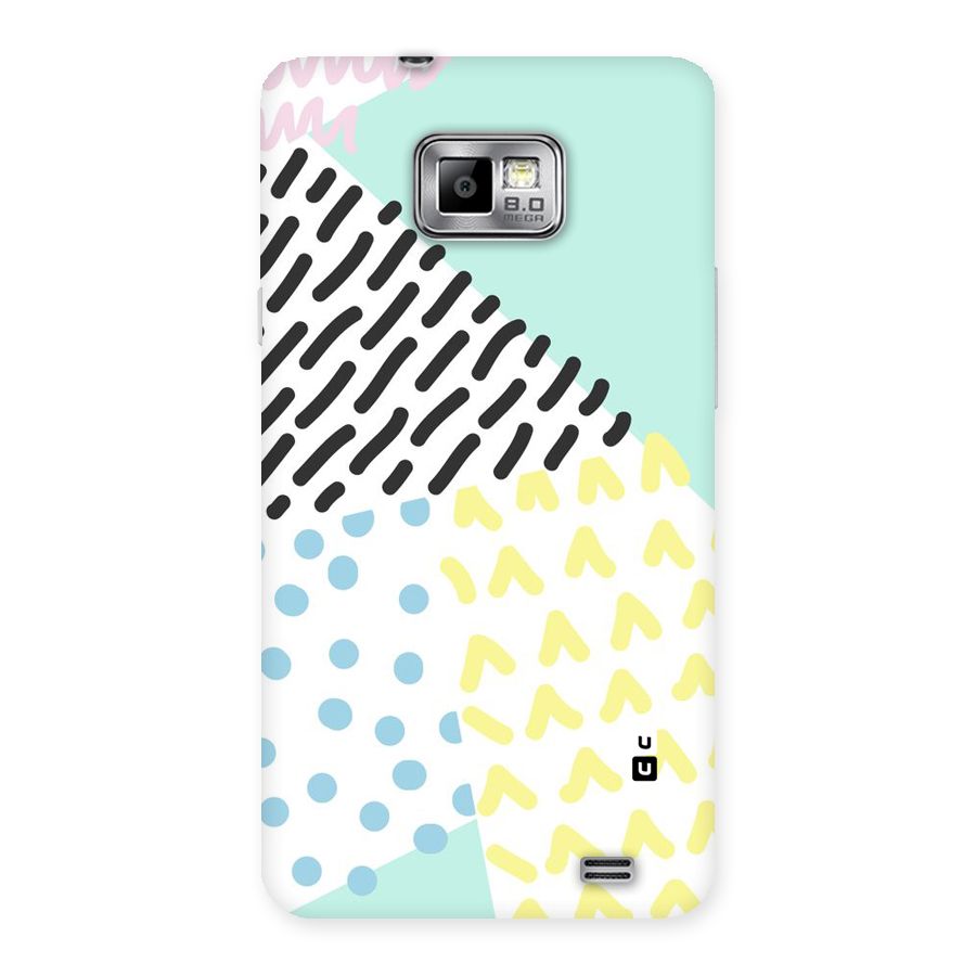 Abstract Pastel Back Case for Galaxy S2