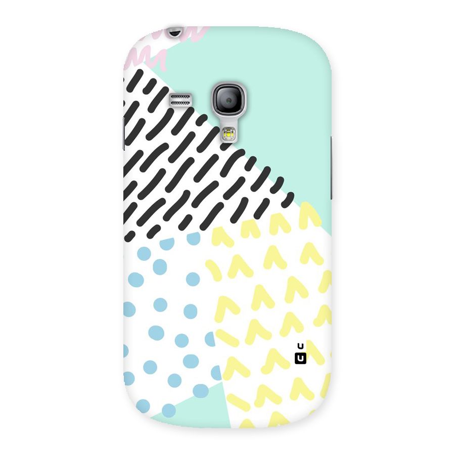 Abstract Pastel Back Case for Galaxy S3 Mini