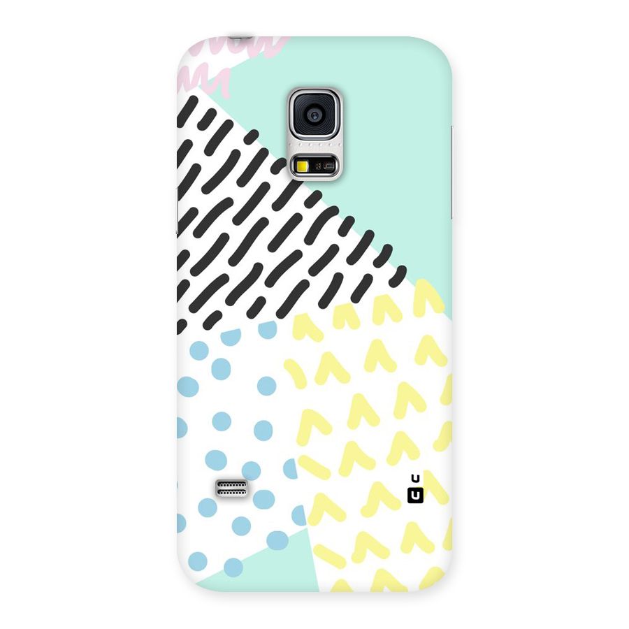 Abstract Pastel Back Case for Galaxy S5 Mini