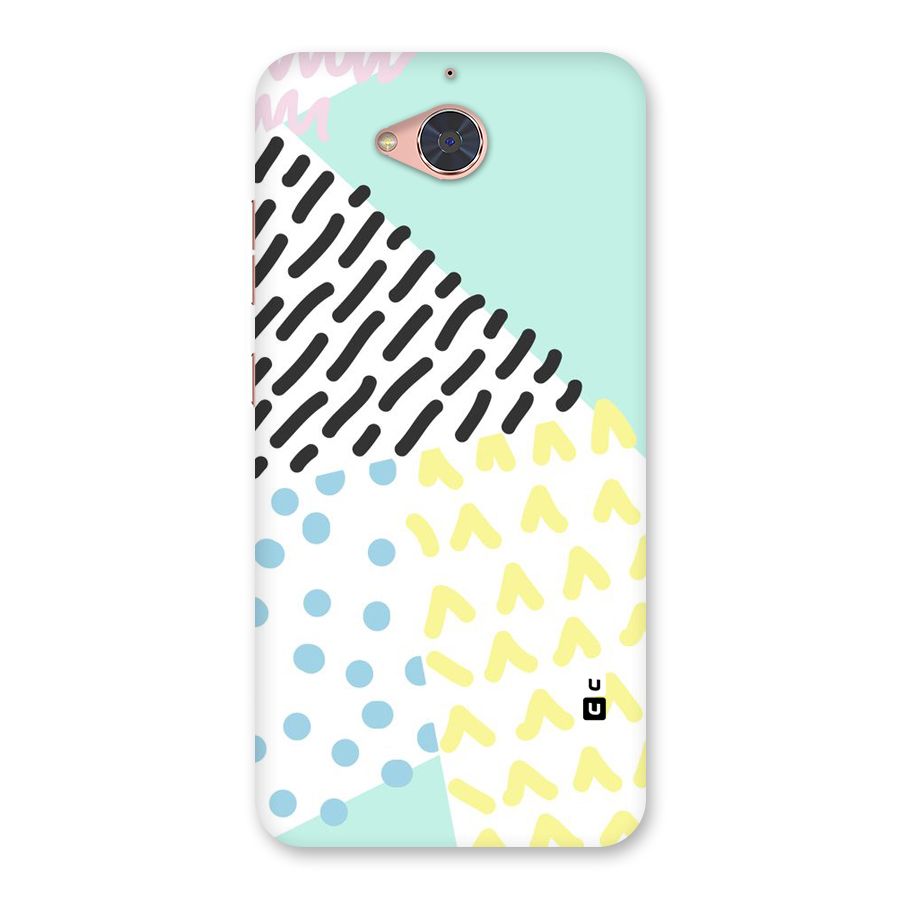 Abstract Pastel Back Case for Gionee S6 Pro