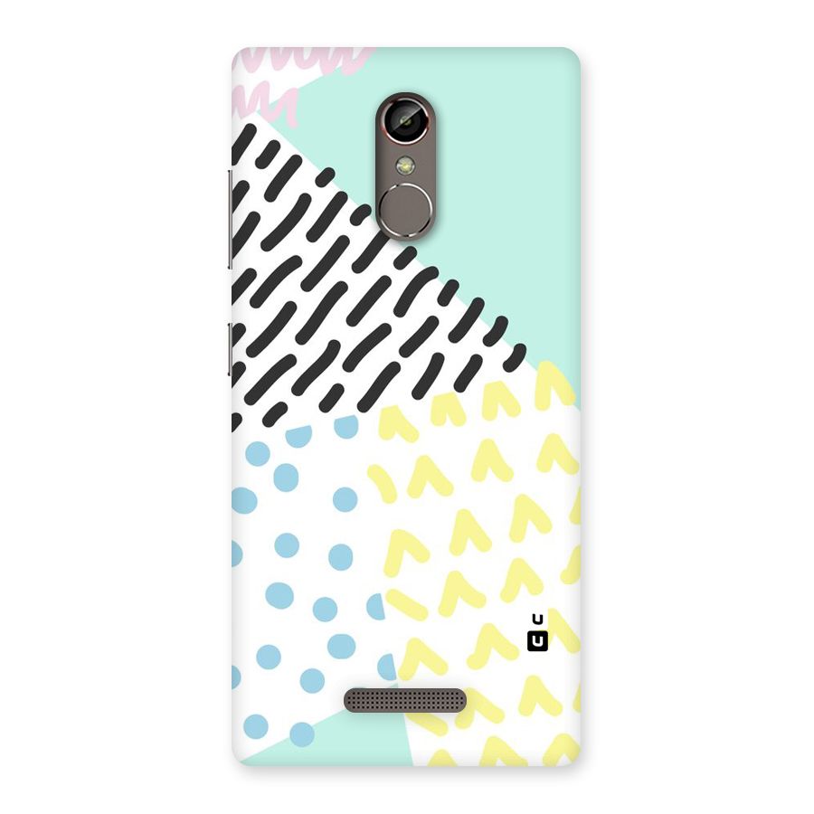 Abstract Pastel Back Case for Gionee S6s