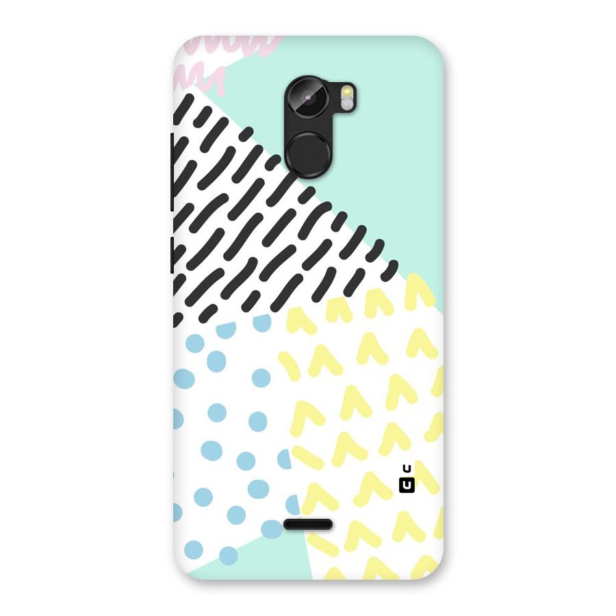 Abstract Pastel Back Case for Gionee X1