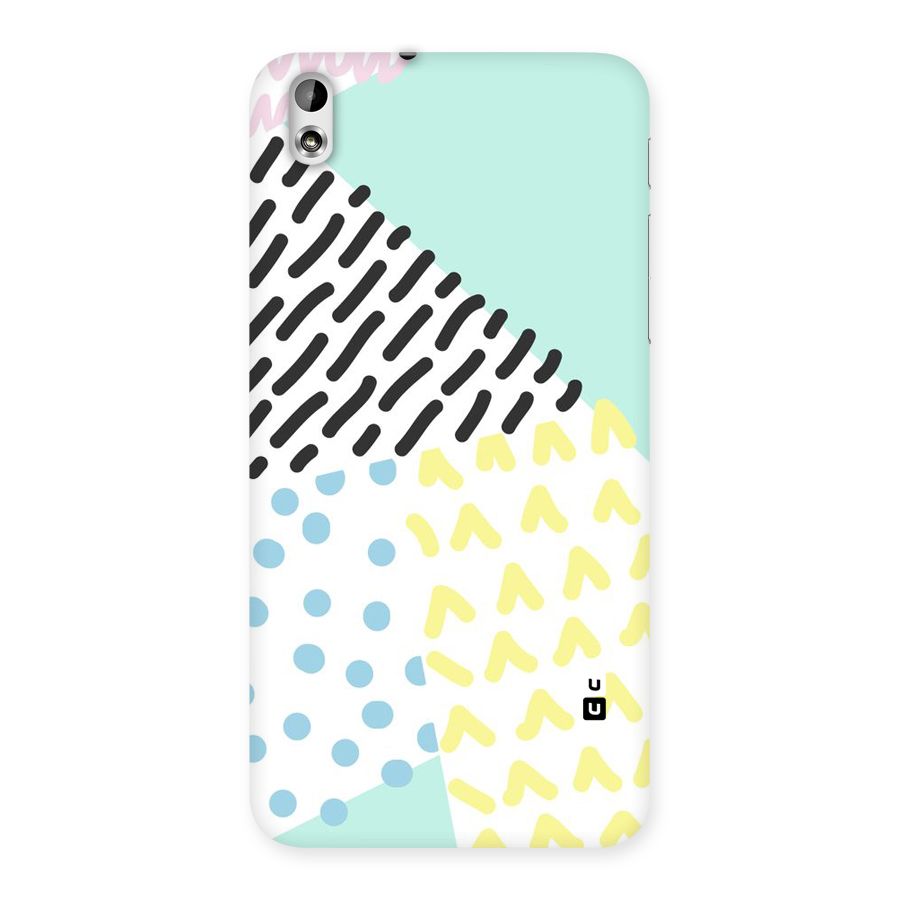 Abstract Pastel Back Case for HTC Desire 816g