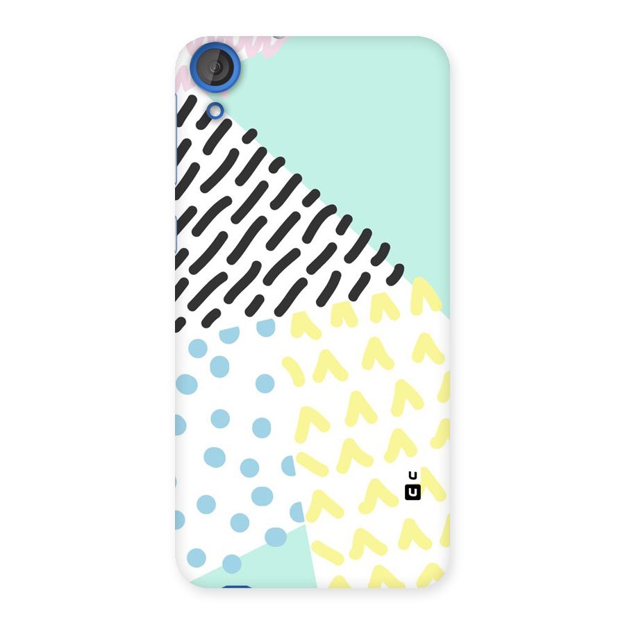 Abstract Pastel Back Case for HTC Desire 820