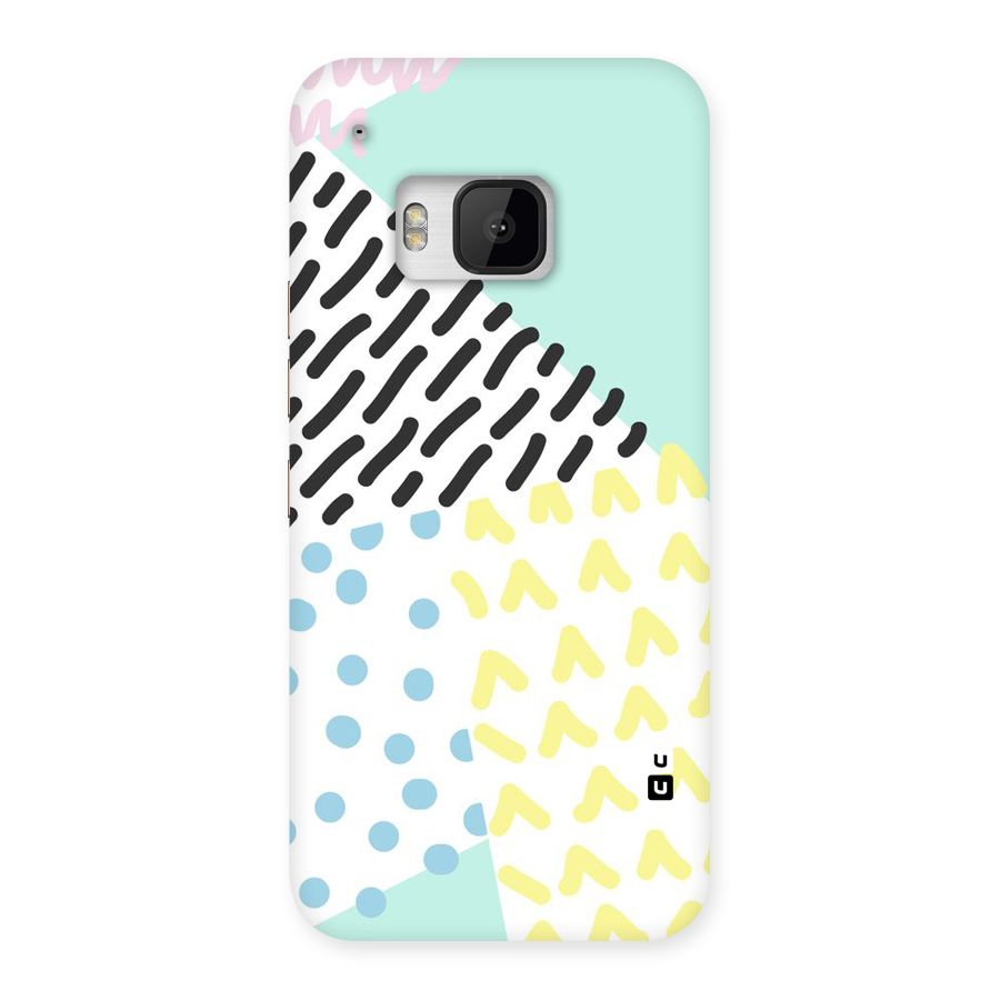 Abstract Pastel Back Case for HTC One M9