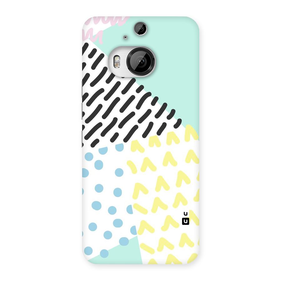 Abstract Pastel Back Case for HTC One M9 Plus