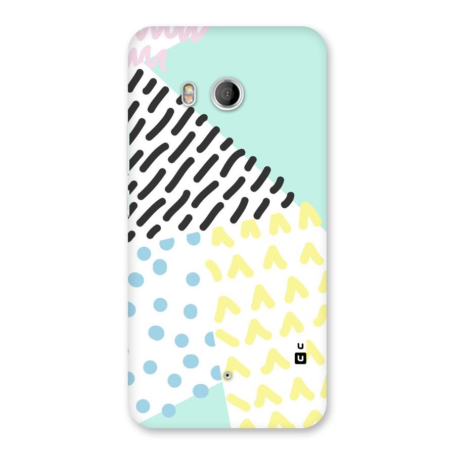 Abstract Pastel Back Case for HTC U11