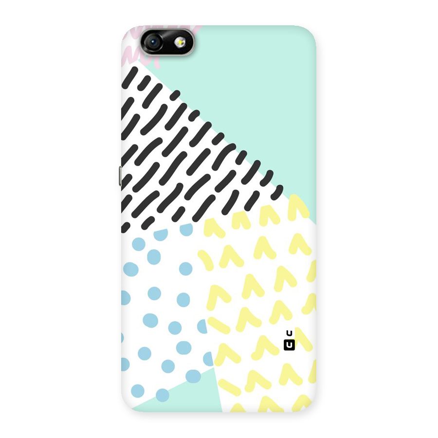 Abstract Pastel Back Case for Honor 4X