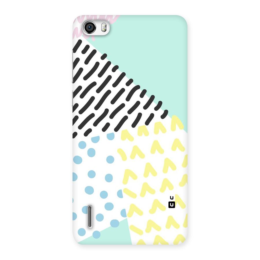 Abstract Pastel Back Case for Honor 6