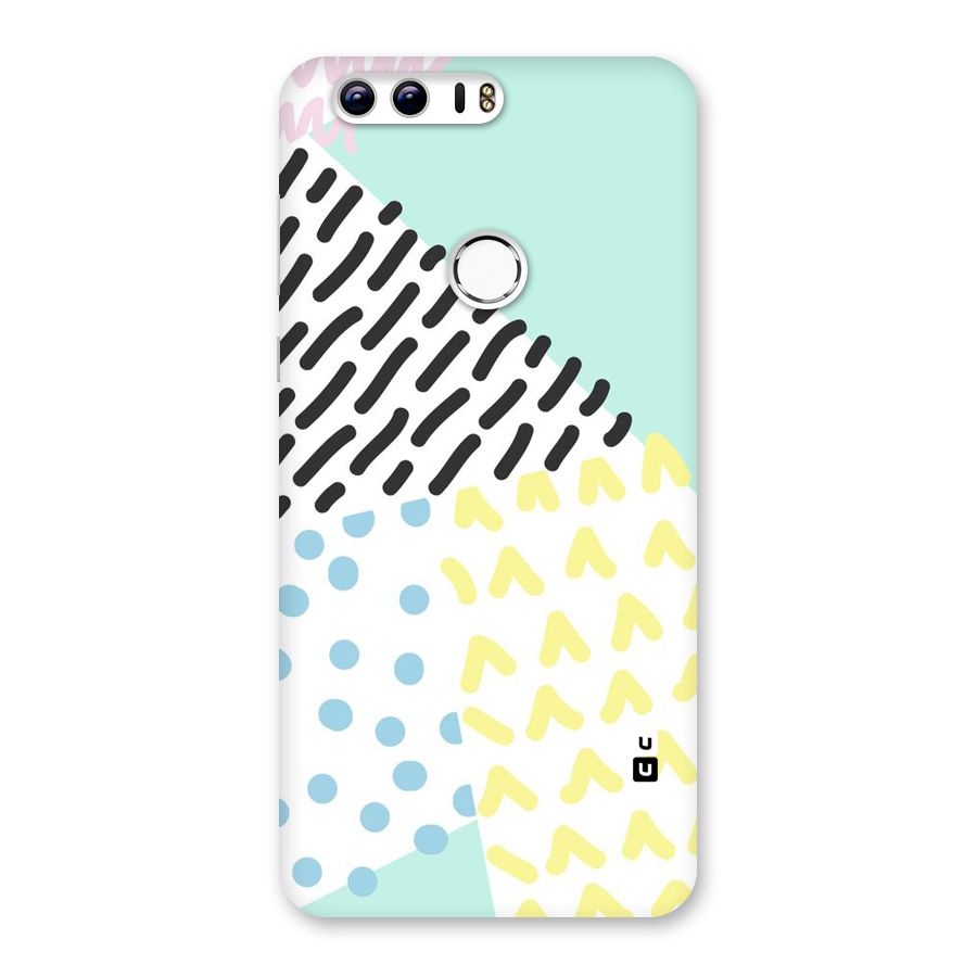 Abstract Pastel Back Case for Honor 8