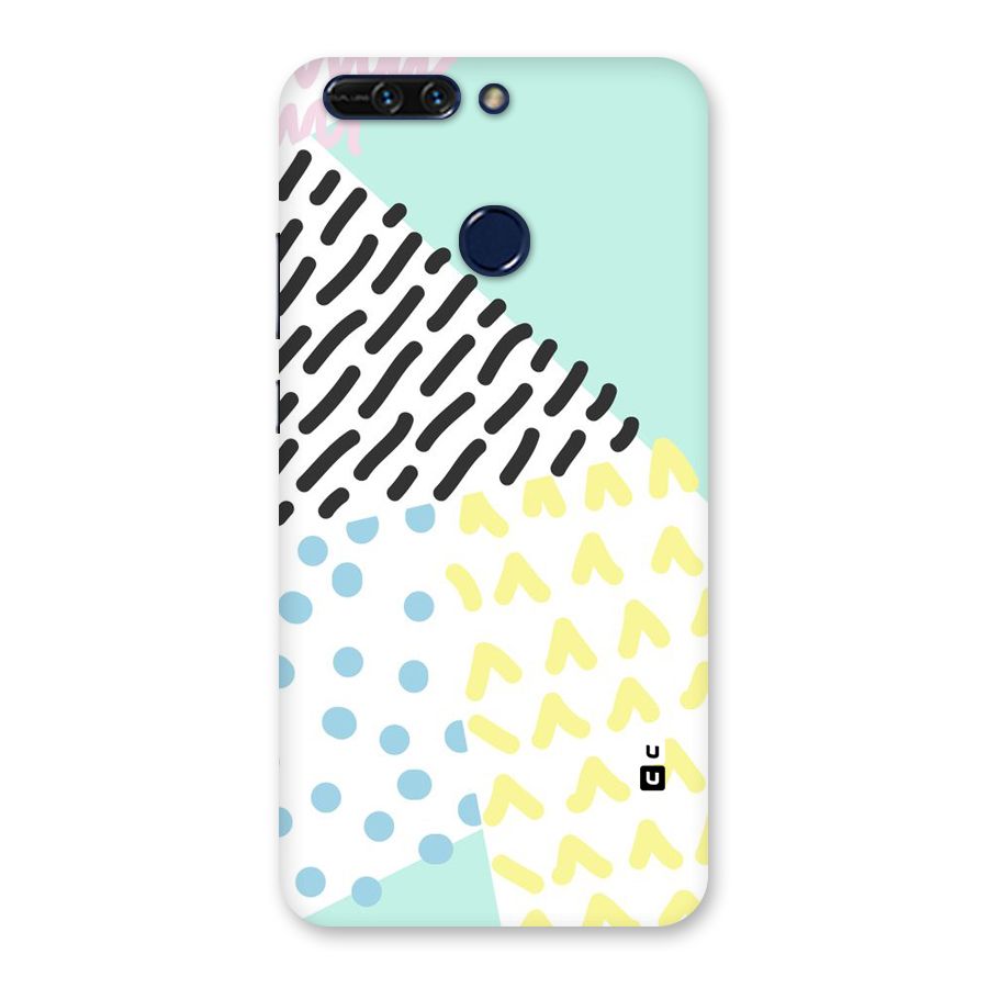 Abstract Pastel Back Case for Honor 8 Pro