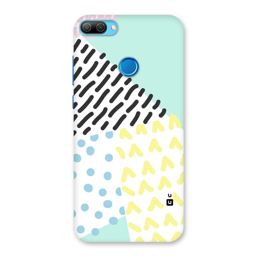 Abstract Pastel Back Case for Honor 9N