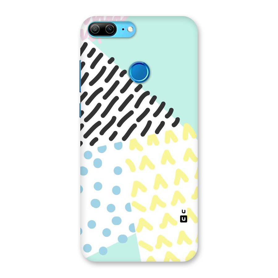 Abstract Pastel Back Case for Honor 9 Lite