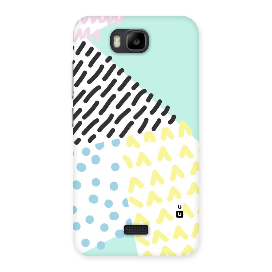 Abstract Pastel Back Case for Honor Bee