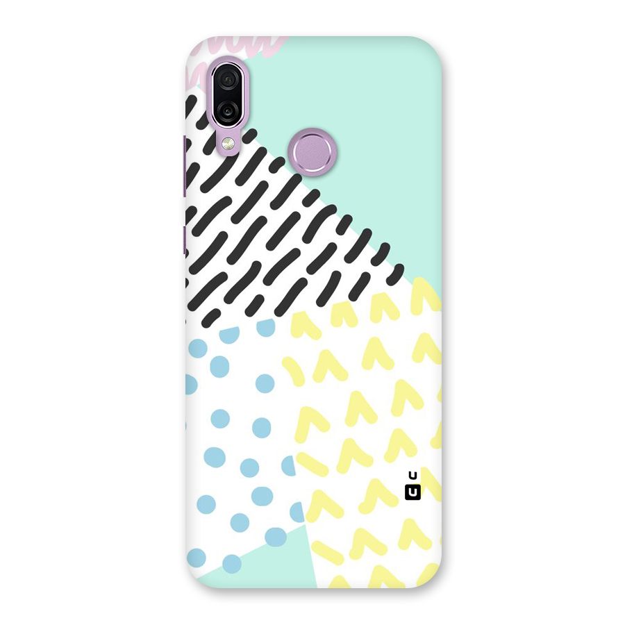 Abstract Pastel Back Case for Honor Play