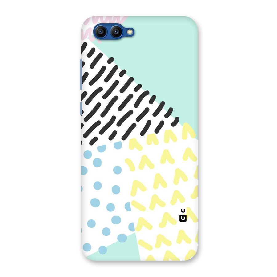 Abstract Pastel Back Case for Honor View 10