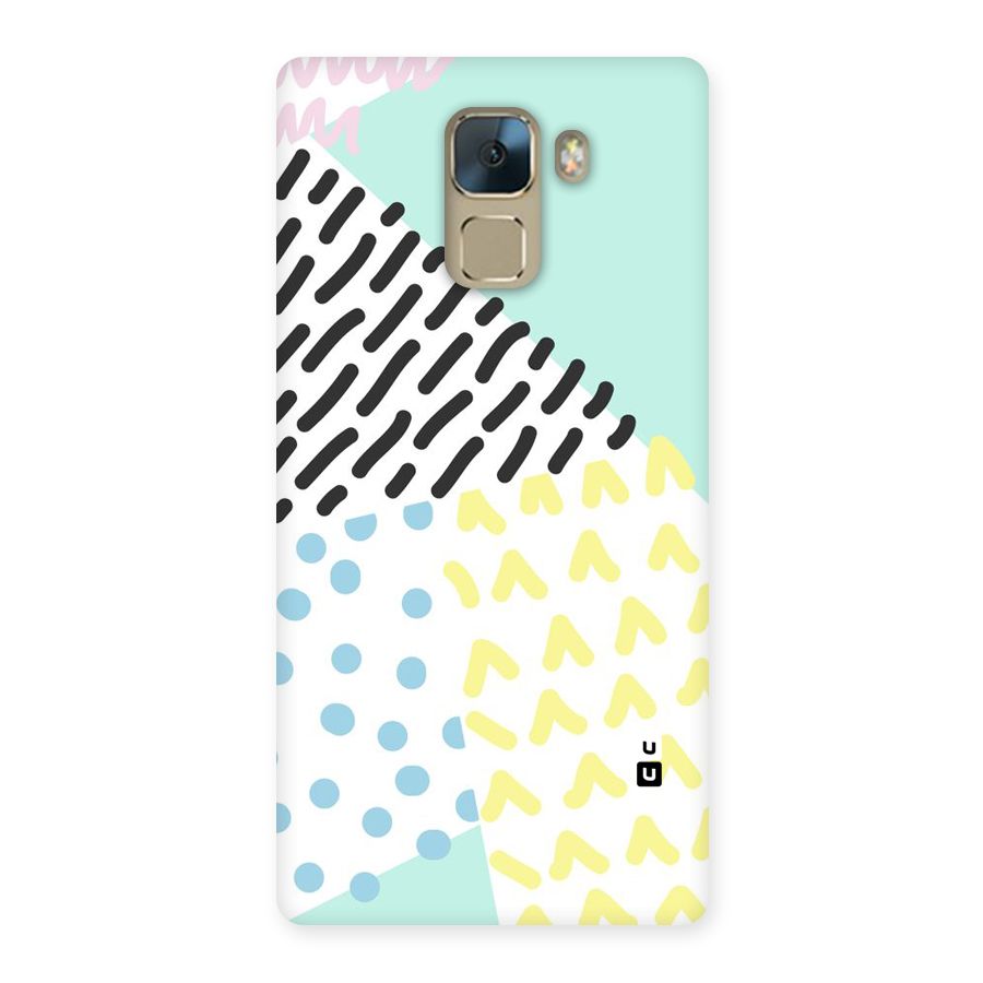 Abstract Pastel Back Case for Huawei Honor 7