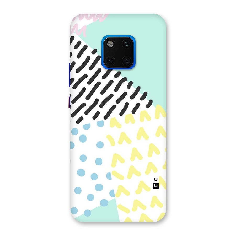Abstract Pastel Back Case for Huawei Mate 20 Pro
