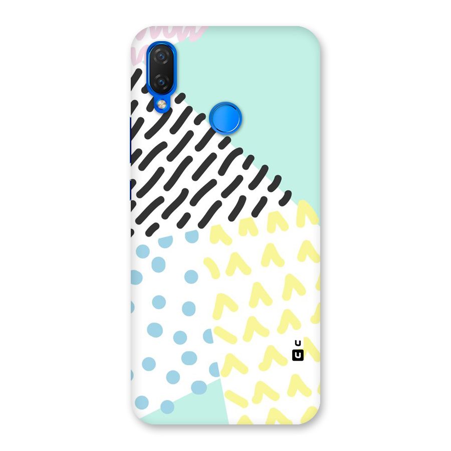 Abstract Pastel Back Case for Huawei P Smart+