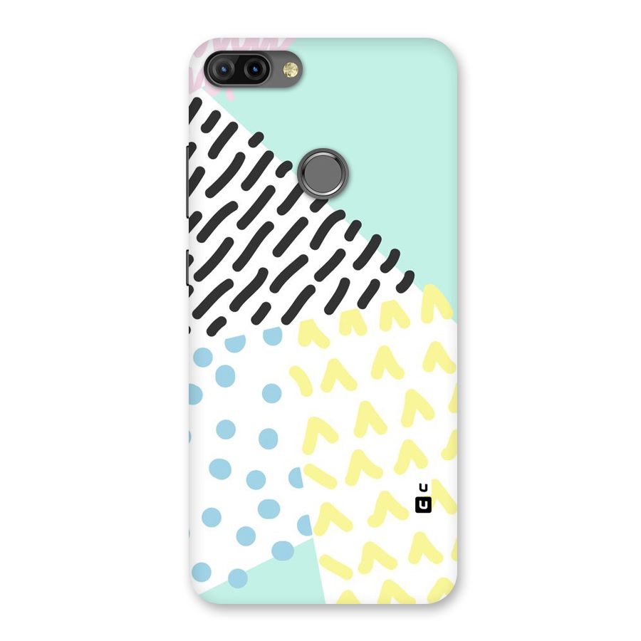 Abstract Pastel Back Case for Infinix Hot 6 Pro