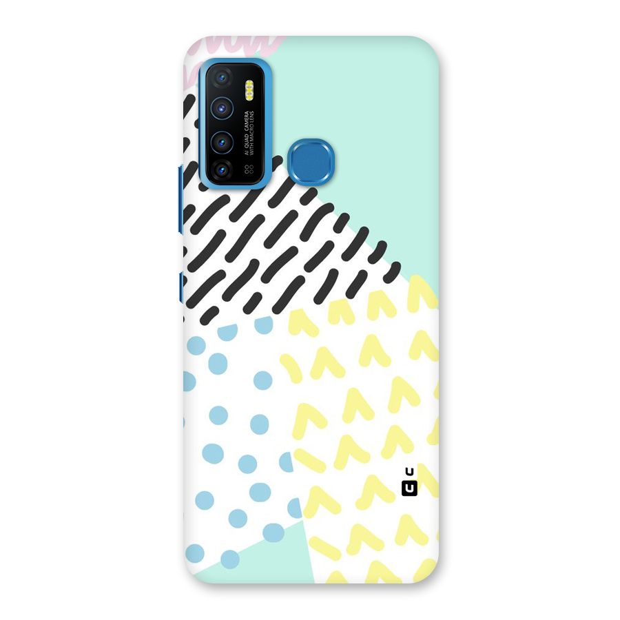 Abstract Pastel Back Case for Infinix Hot 9