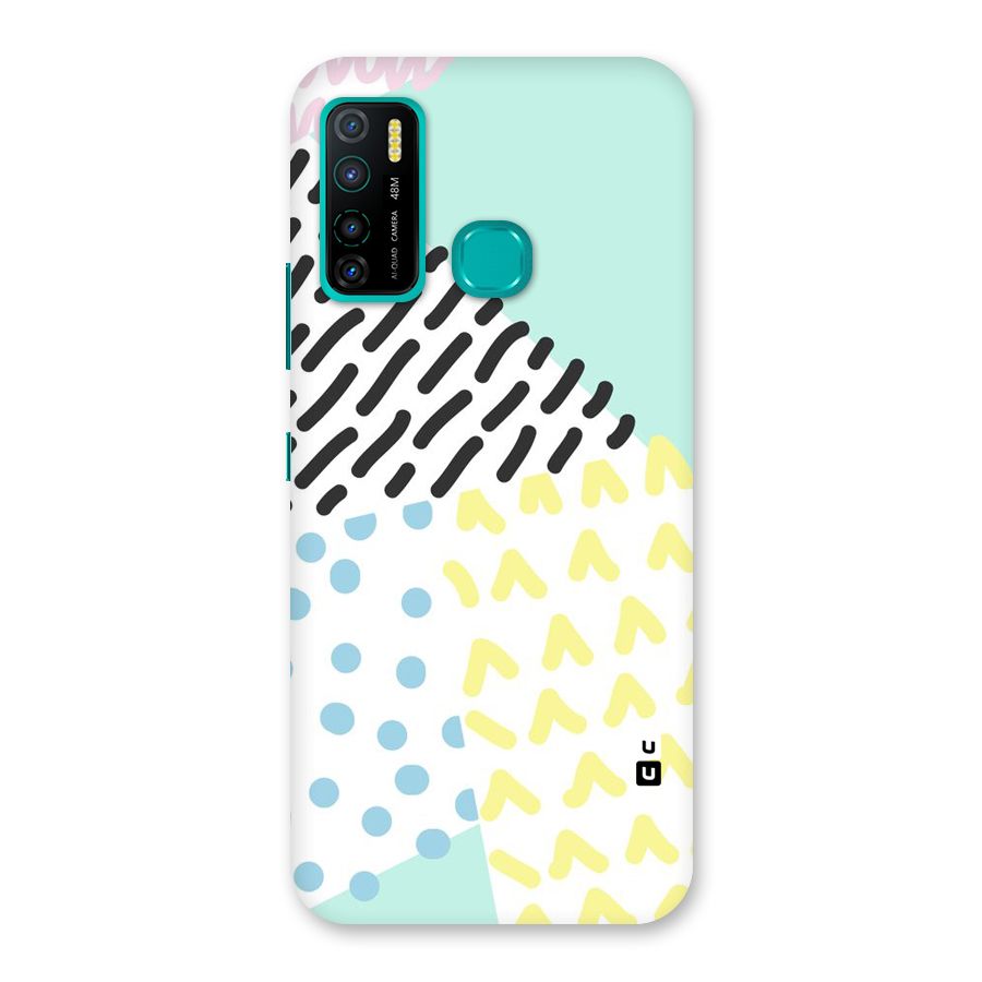 Abstract Pastel Back Case for Infinix Hot 9 Pro