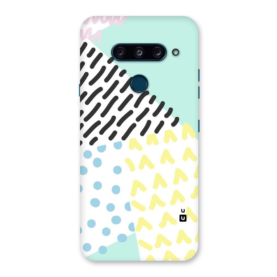 Abstract Pastel Back Case for LG  V40 ThinQ