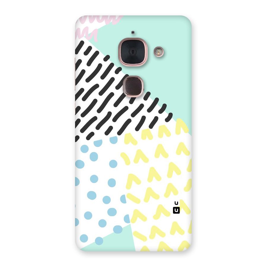 Abstract Pastel Back Case for Le Max 2