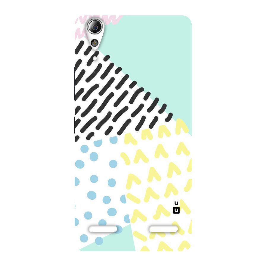 Abstract Pastel Back Case for Lenovo A6000 Plus