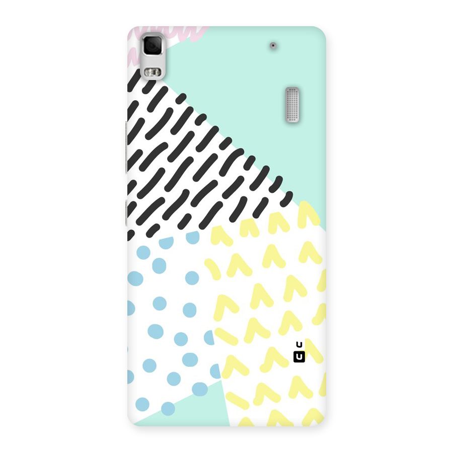 Abstract Pastel Back Case for Lenovo A7000
