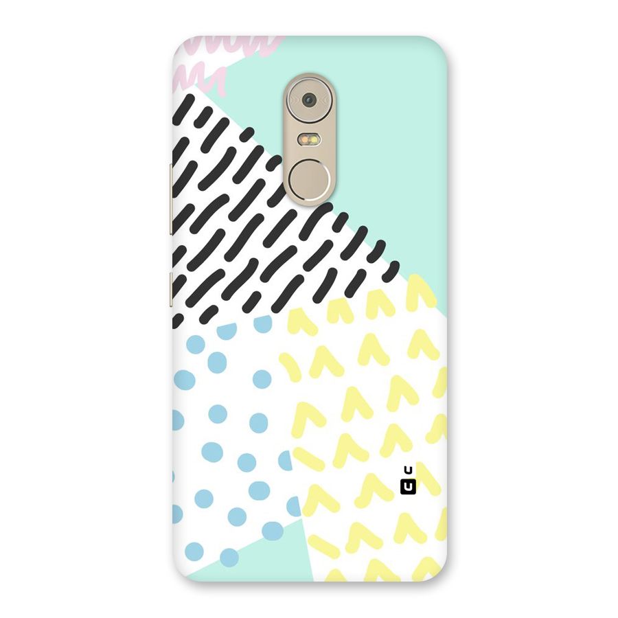 Abstract Pastel Back Case for Lenovo K6 Note