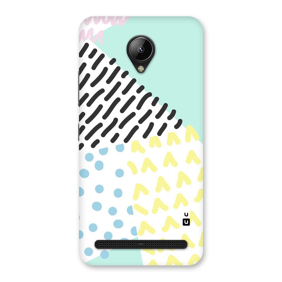 Abstract Pastel Back Case for Lenovo C2