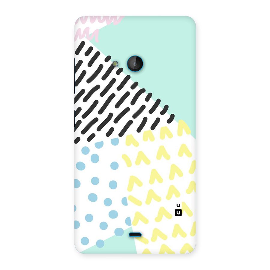 Abstract Pastel Back Case for Lumia 540