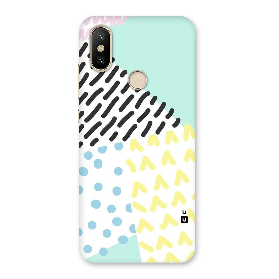Abstract Pastel Back Case for Mi A2