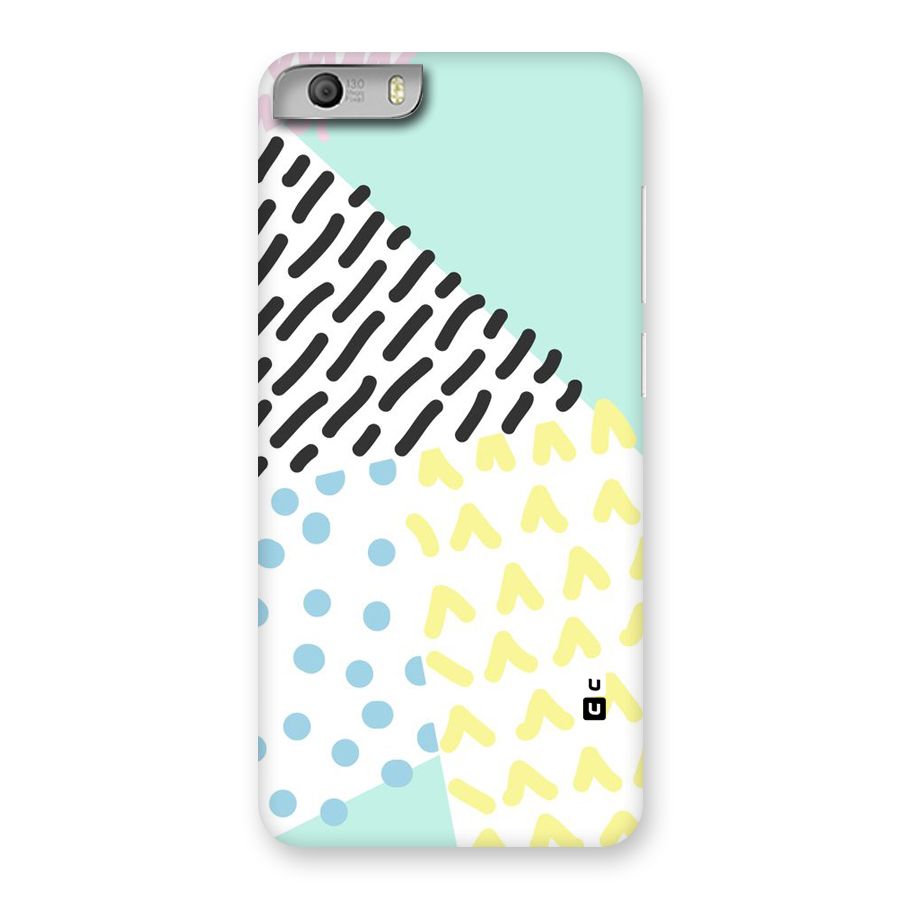 Abstract Pastel Back Case for Micromax Canvas Knight 2