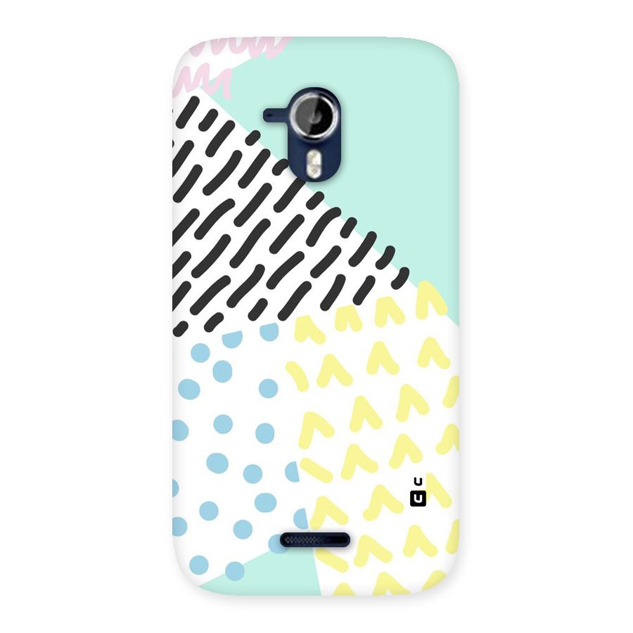 Abstract Pastel Back Case for Micromax Canvas Magnus A117