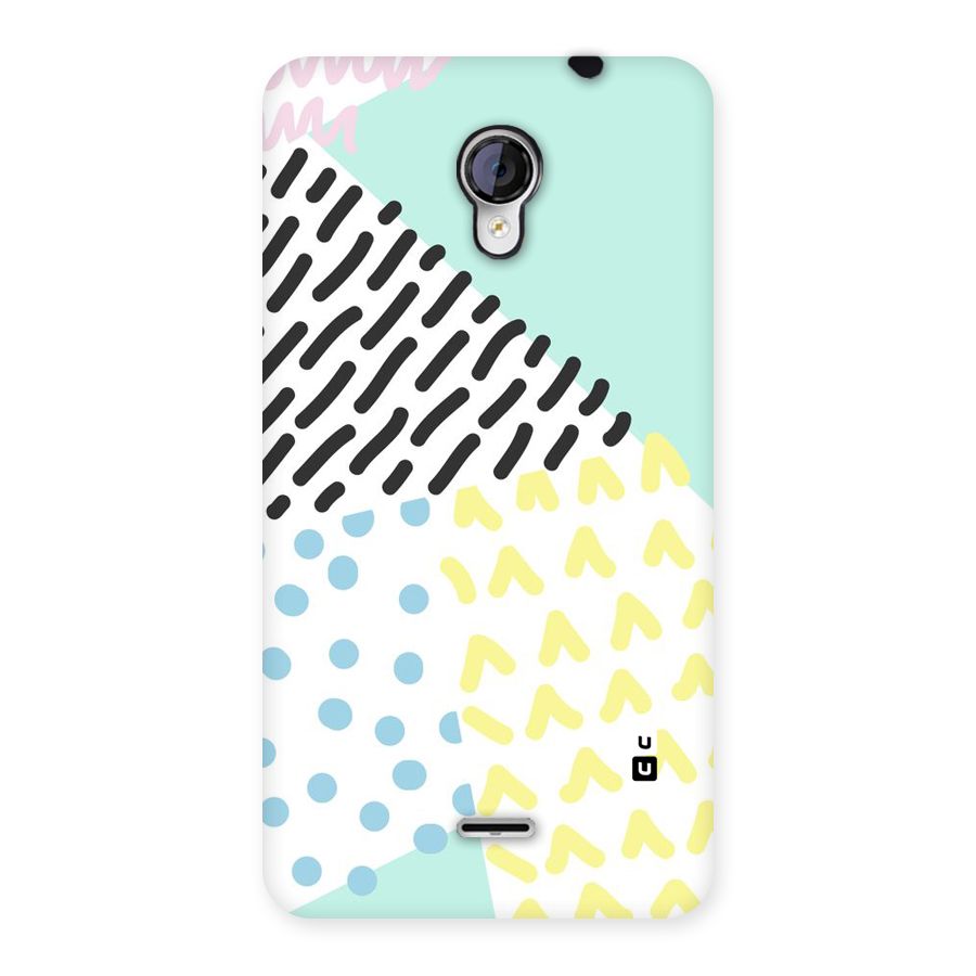 Abstract Pastel Back Case for Micromax Unite 2 A106