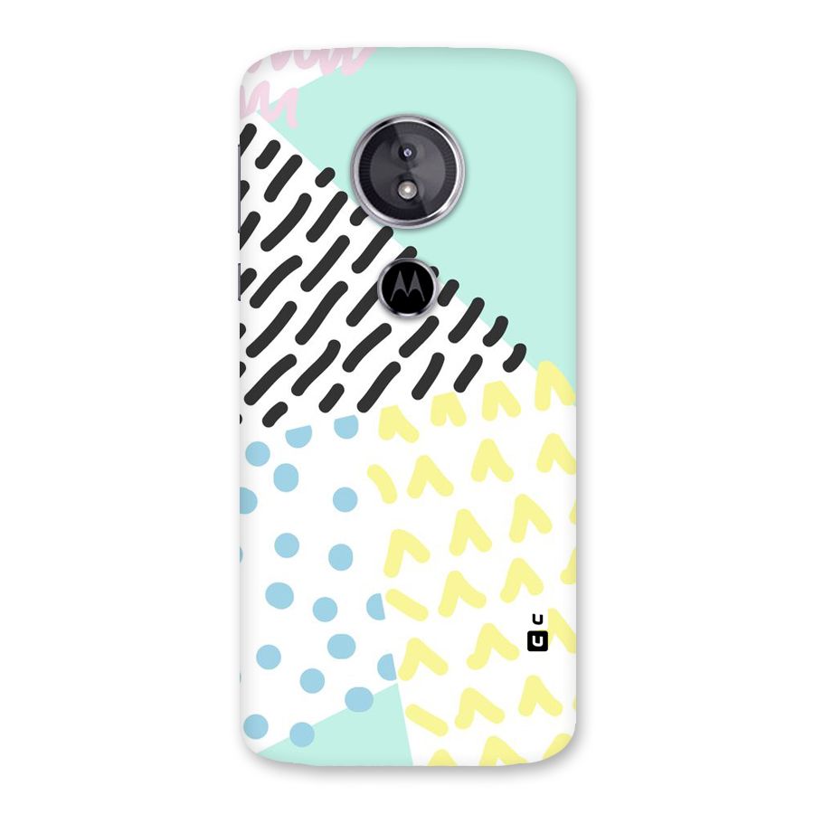 Abstract Pastel Back Case for Moto E5