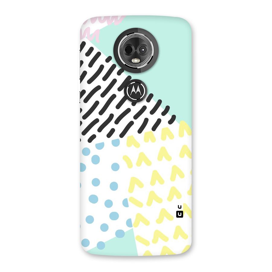 Abstract Pastel Back Case for Moto E5 Plus