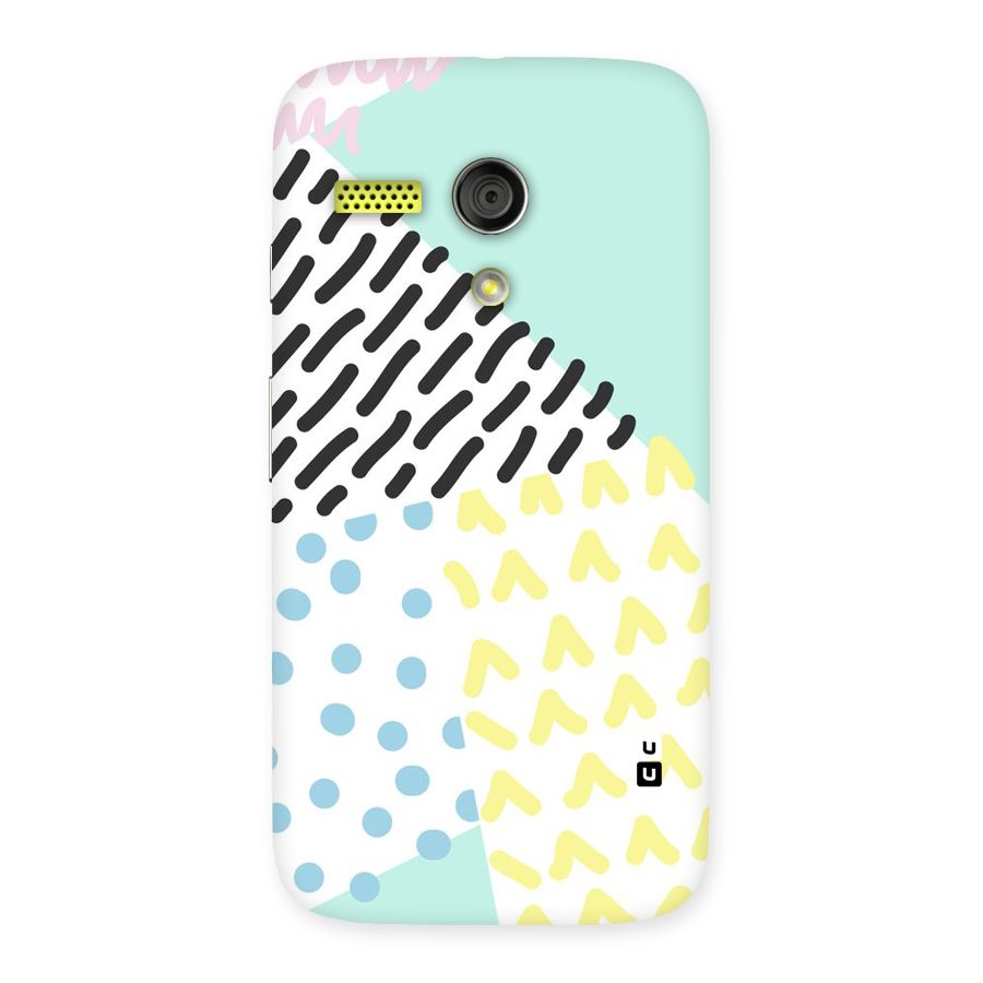 Abstract Pastel Back Case for Moto G